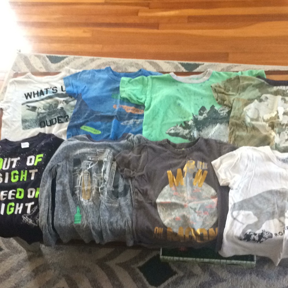 Lot of 8 Jcrew Crewcuts boys T-shirts